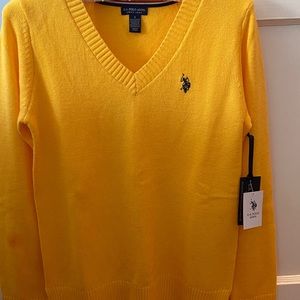Lovely Yellow Polo Sweater